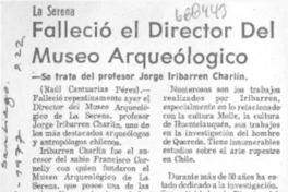 Falleció el director del Museo Anqueológico Falleció el director del Museo Anqueológico