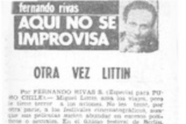 Otra vez Littin Otra vez Littin