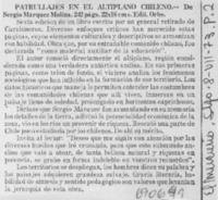 Patrullajes en el altiplano chileno.