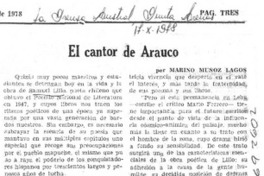 El cantor de Arauco El cantor de Arauco