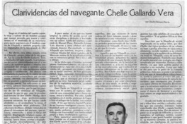 Clarividencias del navegante Chelle Gallardo Vera Clarividencias del navegante Chelle Gallardo Vera