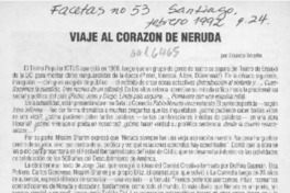 Viaje al corazón de Neruda  [artículo] Jaime Quezada.