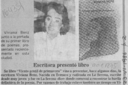 Escritora presentó libro Escritora presentó libro