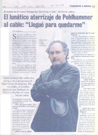 El lunático aterrizaje de Pohlhammer al cable