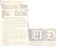 Operado don Fco. Encina