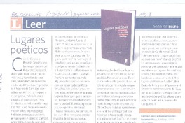 Lugares poéticos Lugares poéticos