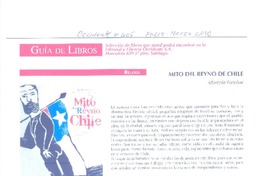 Mito del Reyno de Chile Mito del Reyno de Chile
