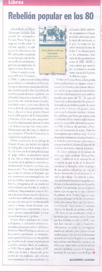 Rebelión popular en los 80