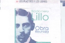 Baldomero Lillo va y vuelve Baldomero Lillo va y vuelve