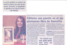 Editores con parche en el ojo piratearon libro de Danielita Editores con parche en el ojo piratearon libro de Danielita