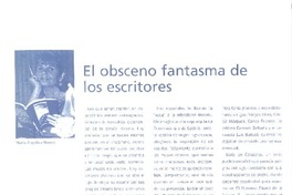 El obsceno fantasma de los escritores El obsceno fantasma de los escritores