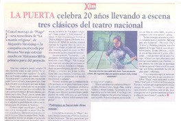 La Puerta celebra 20 años llevando a escena tres clásicos del teatro nacional La Puerta celebra 20 años llevando a escena tres clásicos del teatro nacional