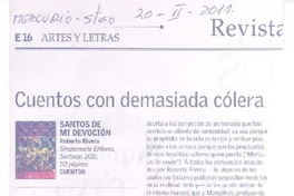 Cuentos con demasiada cólera Cuentos con demasiada cólera