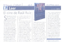 El cine de Raúl Ruiz El cine de Raúl Ruiz