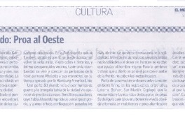 Proa al oeste