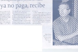 Moya no paya, recibe