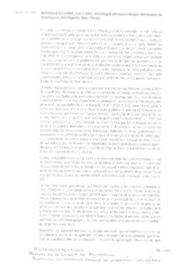 Psicología del aprendizaje  [artículo] .Carmen Montecinos Sanhueza.