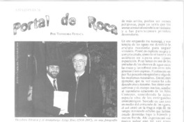 Portal de roca  [artículo] Theodoro Elssaca.