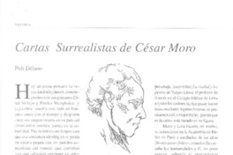 Cartas surrealistas de César Moro  [artículo] Poli Délano.