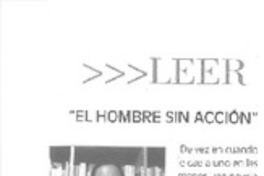 El hombre sin acción  [artículo] O. S.
