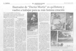 Ilustrador de "Doctor Mortis" es quillotano y vuelve a trabajar para su más famosa creación  [artículo]