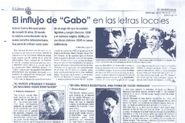 El influjo de "Gabo" en las letra locales  [artículo] Marcelo López M.