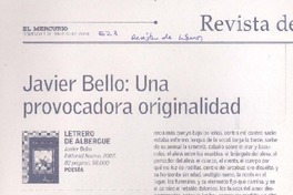 Una provocadora originalidad  [artículo] Pedro Gandolfo.