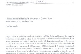 El concepto de ideología  [artículo] Daniel Chernilo.