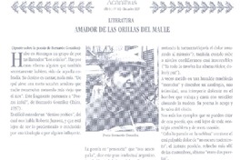 Amador de las orillas del Maule  [artículo] Alejandro Lavín.