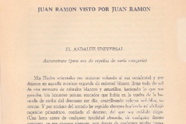 El andaluz universal  [artículo] María A. Salgado.
