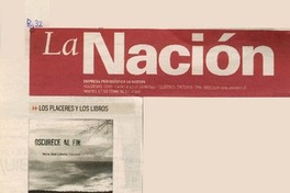 Del verbo oscurecer  [artículo] Fernanda Donoso.