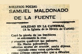 Samuel Maldonado de la Fuente  [artículo].