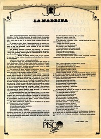 La Madrina  [artículo].
