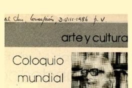 Coloquio mundial sobre la crítica literaria  [artículo] A. Maack.