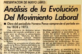 Análisis de la evolución del movimiento laboral  [artículo].