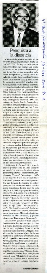 Penquista a la distancia  [artículo]