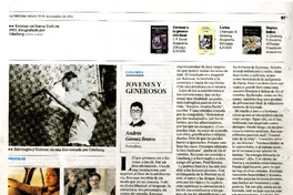 Jovenes y generosos  [artículo] Andrés Gómez Bravo