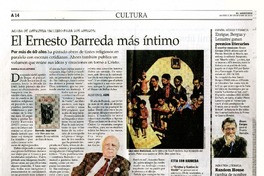 El Ernesto Barreda más íntimo  [artículo] Daniela Silva Astorga