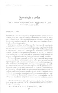 Genealogía y poder  [artículo]