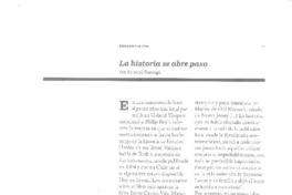 La historia se abre paso  [artículo] Roberto Careaga.