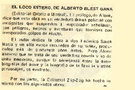 El Loco Estero  [artículo] Ricardo Fredelist Schmidt.
