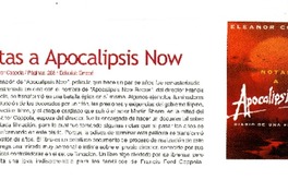 Notas a Apocalipsis Now  [artículo] Sol Márquez.