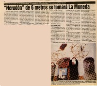 Nerudón" de 6 metros se tomará La Moneda  [artículo] Manuel Torres A.