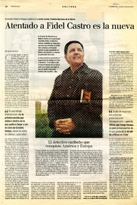 Atentado a Fidel Castro es la nueva intriga de Cayetano Brulé  [artículo] Andrés Gómez Bravo.