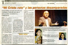 "Mi Cristo roto! y las personas desamparadas  [artículo]Pablo Bravo.