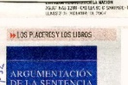 Una cuestiòn de lógica  [artículo]Fernanda Donoso.