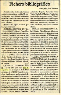 Fichero bibliográfico  [artículo] Carlos René Ibacache.