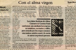 Con el alma virgen  [artículo]