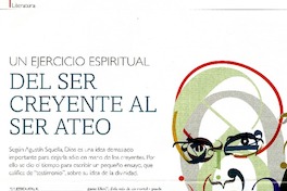 Del serr creyente al ser ateo  [artículo] Jéssica Atal K.