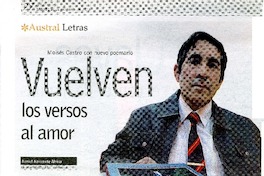 Vuelven los versos al amor  [artículo] Daniel Navarrete Alvear.